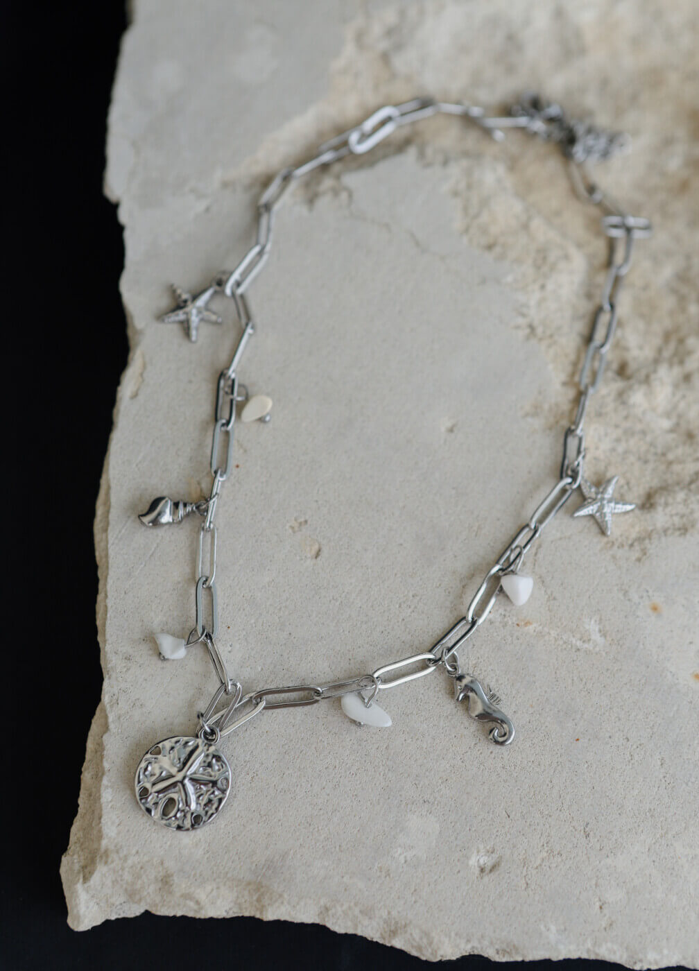 Fossil Star Necklace
