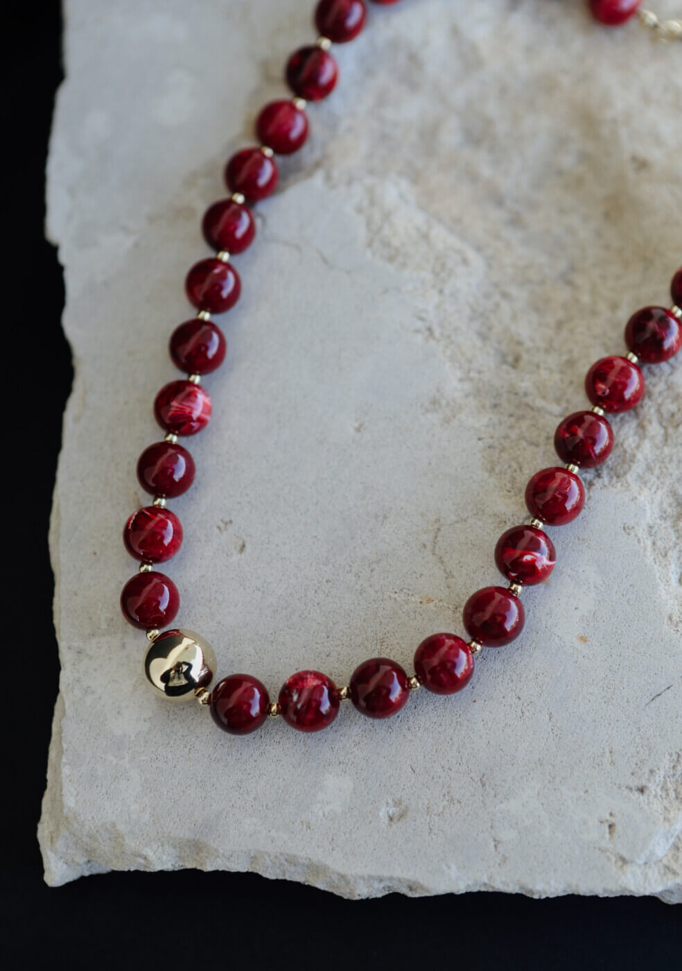 Maroon Necklace