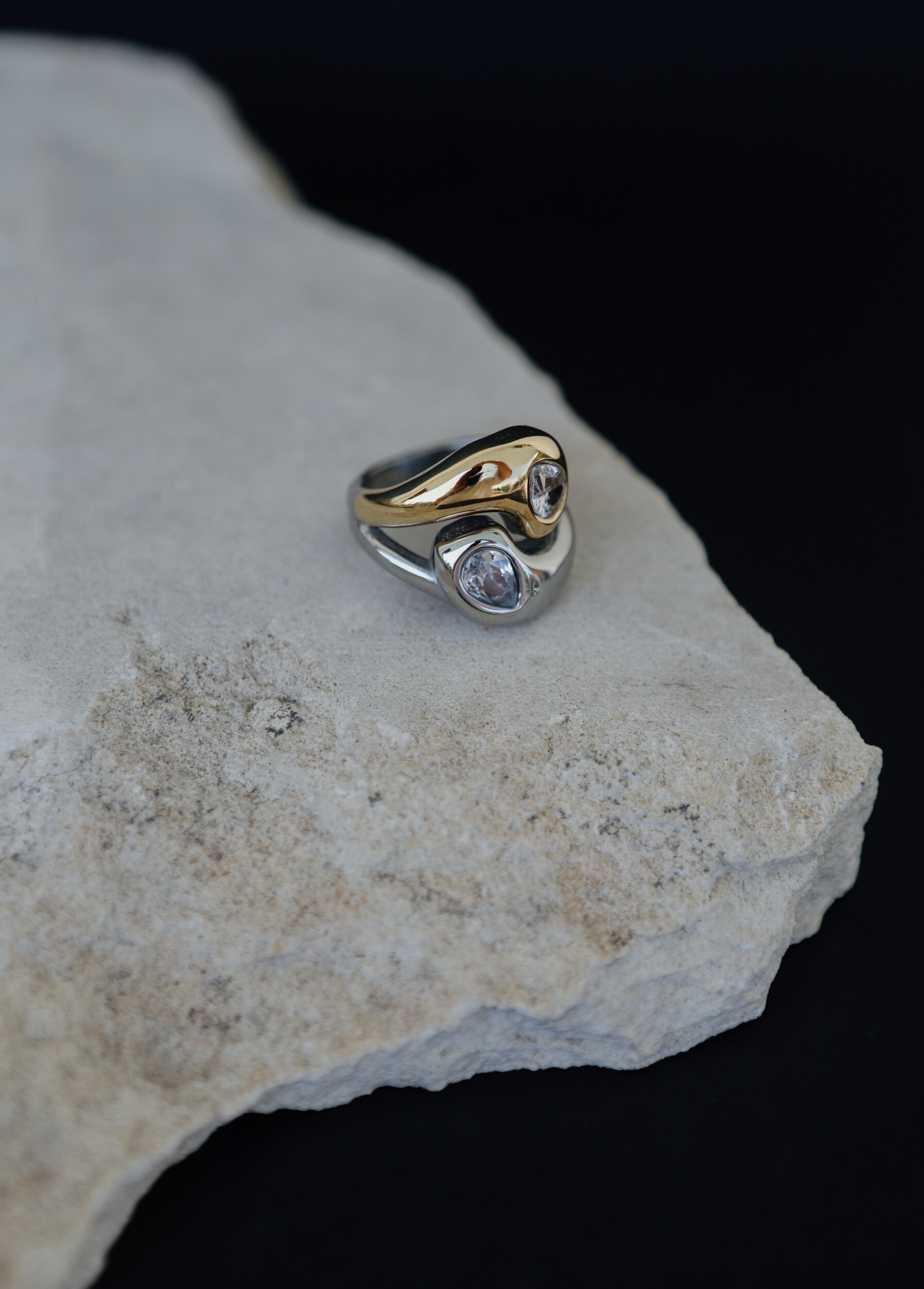 Alethea Duo Tone ring