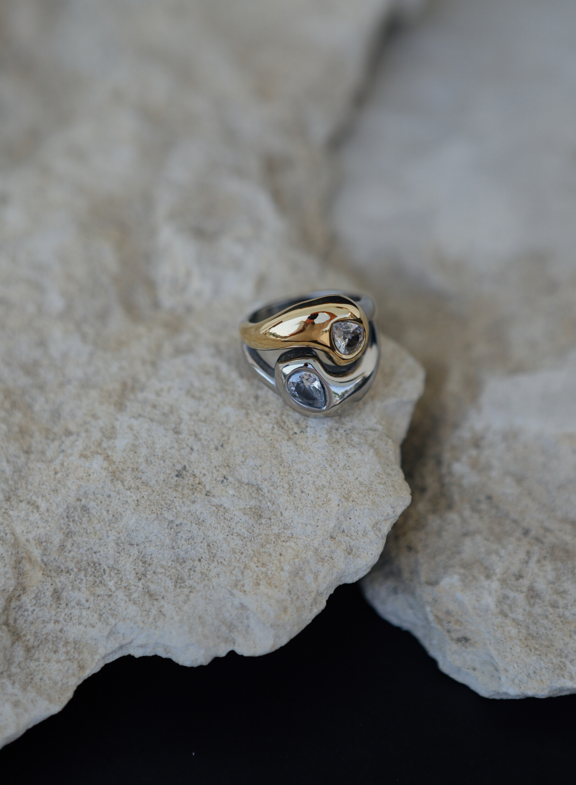 Alethea Duo Tone ring