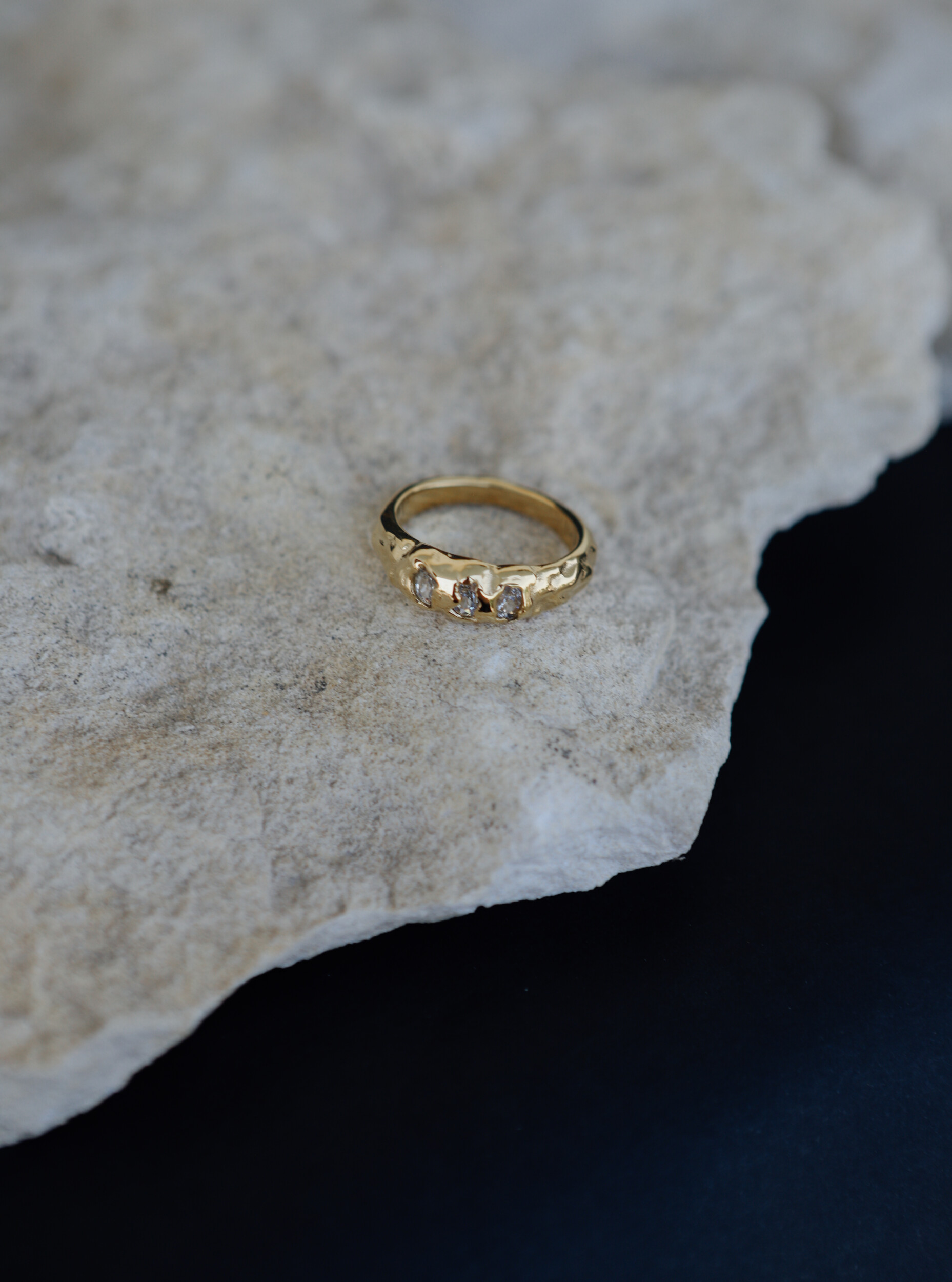 Wystan Zircon Ring